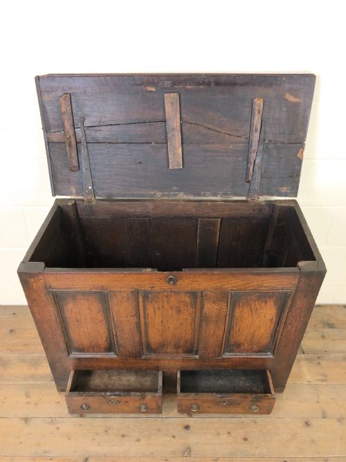 fig 2. 18th Century Welsh Oak Mule Chest