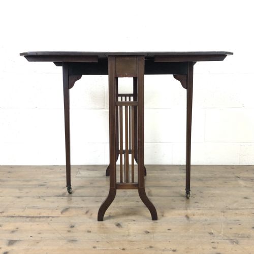 Antique Edwardian Mahogany Drop Leaf Table