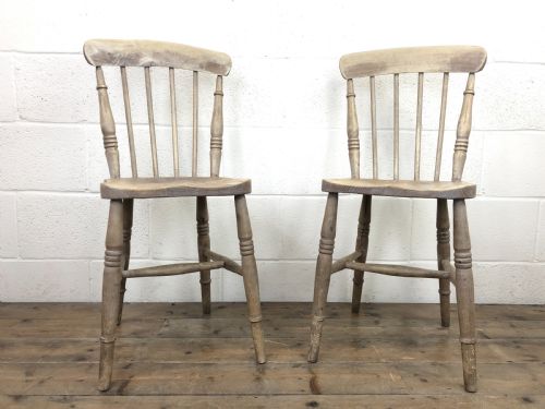 fig 2. Pair of 19th Century Ash and Elm Chairs