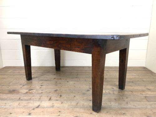 Early 19th Century Oak Kitchen Table