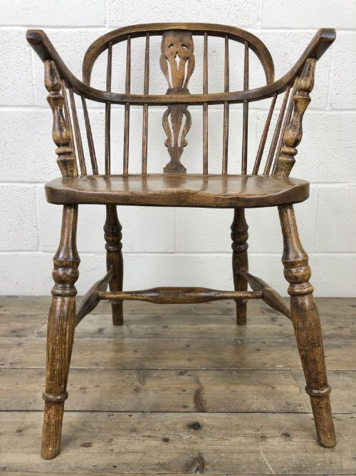 fig 2. Pair of Antique Windsor Armchairs