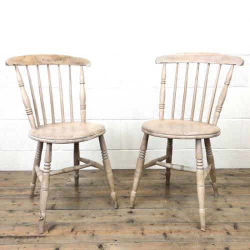 Pair of Rustic Antique Penny Chairs