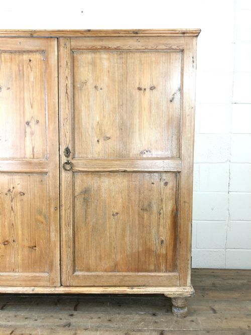fig 1. Large Antique Pine Cupboard