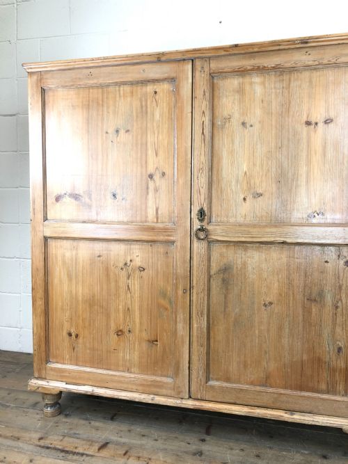 fig 2. Large Antique Pine Cupboard