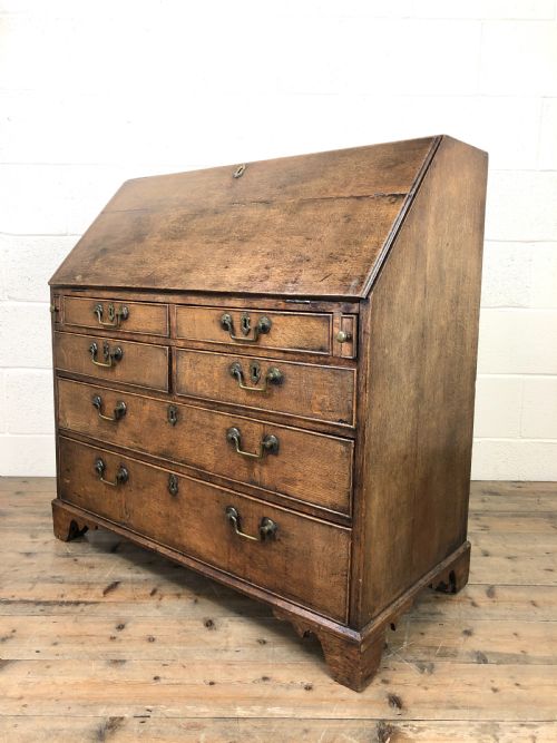 fig 1. Georgian Oak Bureau Desk 