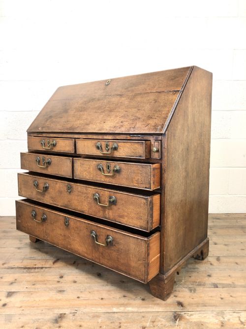 fig 2. Georgian Oak Bureau Desk 