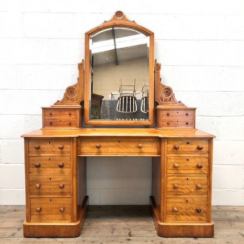 fig 1. Antique Satin Birch Dressing Table