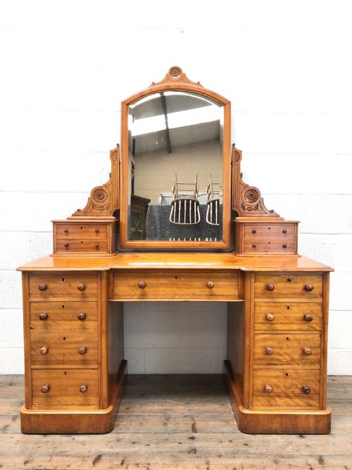 fig 2. Antique Satin Birch Dressing Table