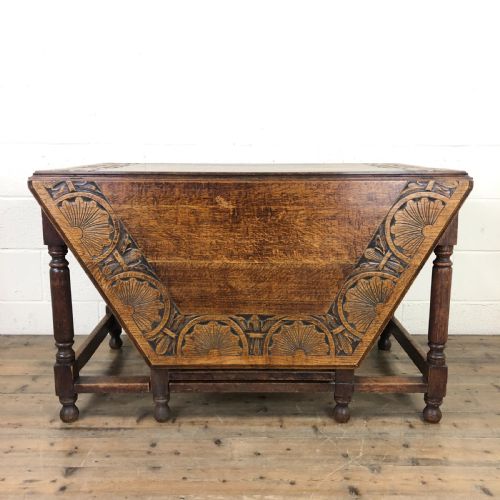 Early 20th Century Oak Gate Leg Table