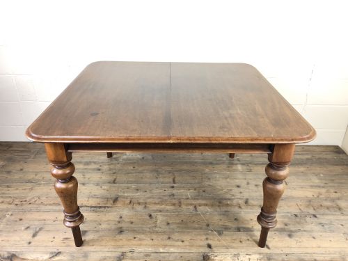 fig 1. Antique Mahogany Extendable Table