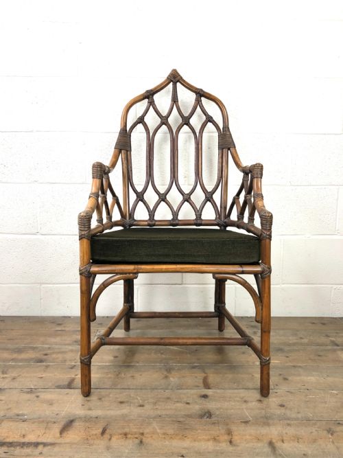 fig 1. Vintage Angraves Bamboo Armchair