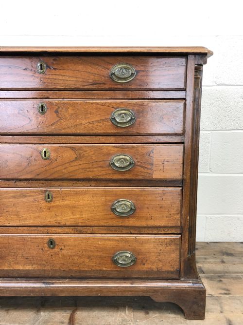 fig 1. 19th Century Elm Chest of Drawers