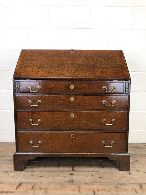Early 19th Century Oak Fall Front Bureau