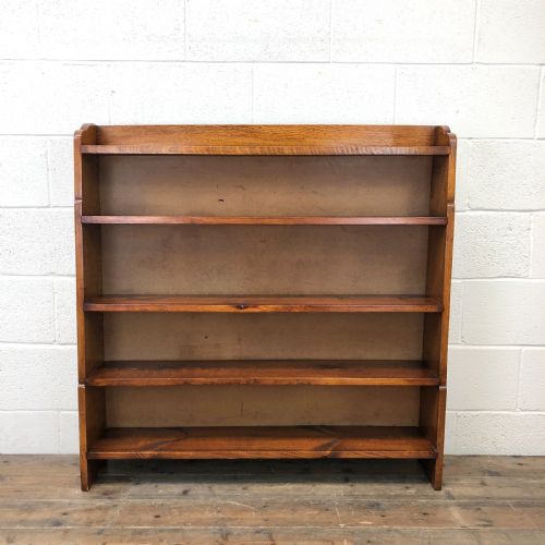 fig 1. Early 20th Century Antique Oak Bookcase