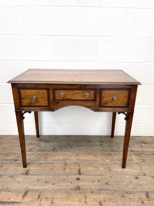 fig 1. Oak and Mahogany Reproduction Side Table