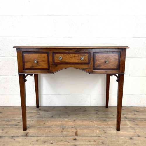Oak and Mahogany Reproduction Side Table