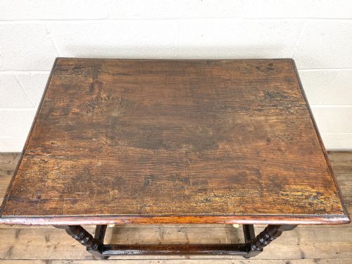fig 2. 18th Century Antique Oak Side Table