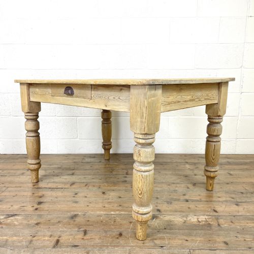 Rustic Pine Farmhouse Kitchen Table