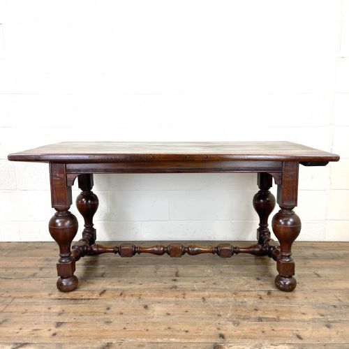 Antique Country Oak Dining Table