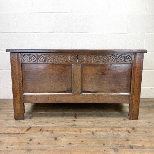Antique 18th Century Welsh Oak Coffer
