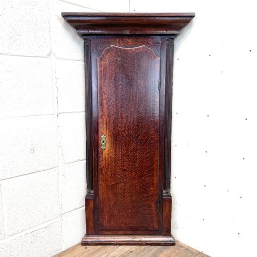 Narrow Georgian Oak Corner Cupboard