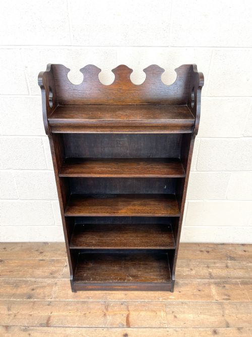 fig 2. Early 20th Century Antique Oak Bookcase
