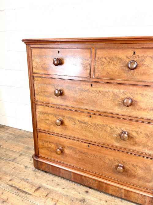 fig 2. Antique Victorian Mahogany Chest of Drawers