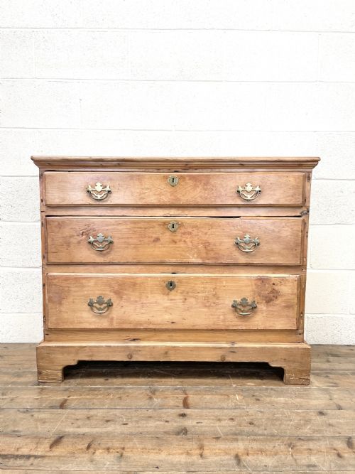 Rustic Antique Pine Chest of Drawers
