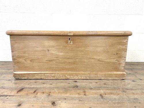 fig 1. Antique Rustic Pine Trunk