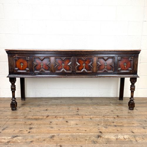 Antique 18th Century Geometric Dresser Base