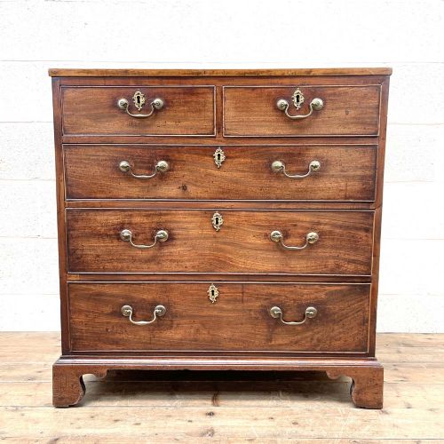 fig 1. Antique Georgian Mahogany Chest of Drawers