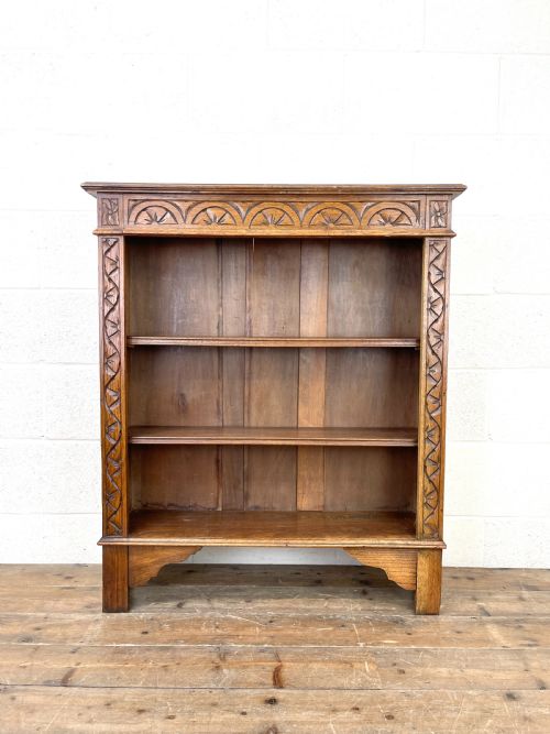 Early 20th Century Carved Bookcase