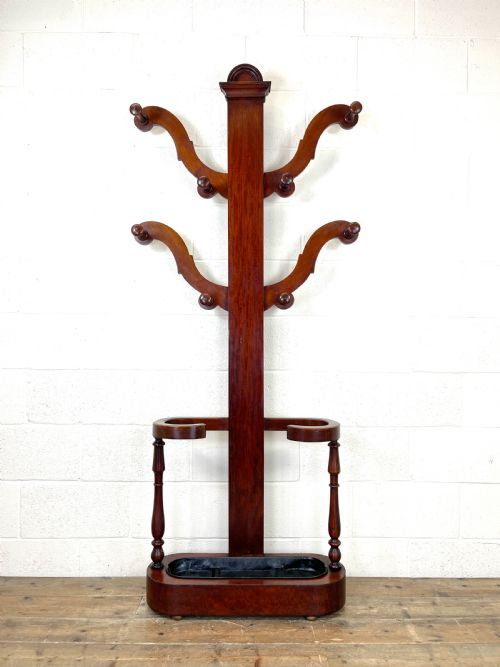 Victorian Mahogany Tree Shaped Hall Stand