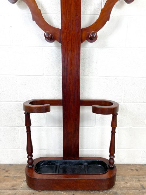 fig 1. Victorian Mahogany Tree Shaped Hall Stand