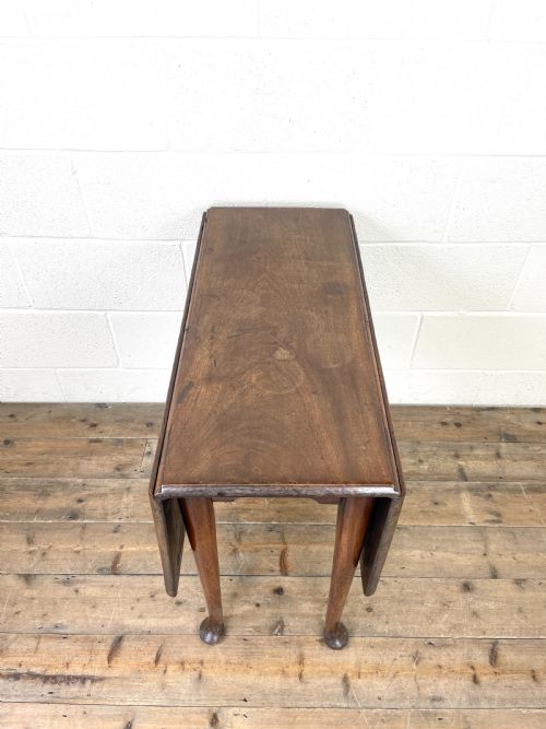 fig 2. Antique 18th Century Walnut Dropleaf Table