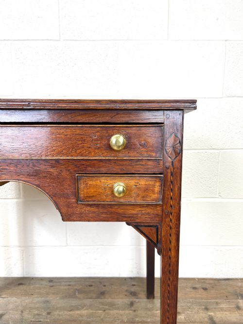 fig 1. Early 19th Century Oak Side Table or Lowboy