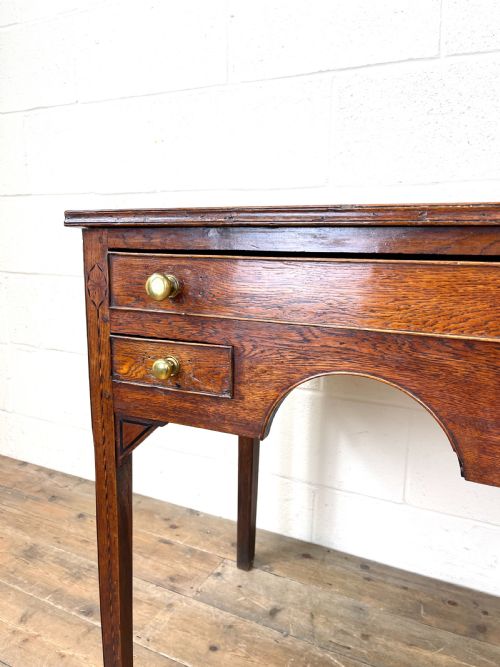 fig 2. Early 19th Century Oak Side Table or Lowboy