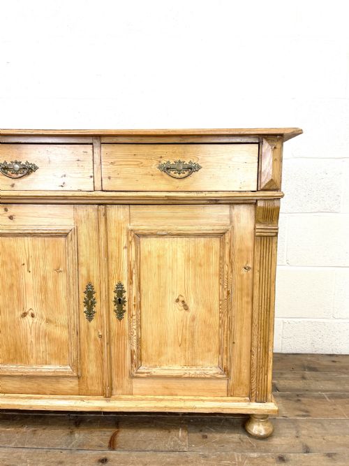 fig 1. 19th Century Antique Pine Cupboard