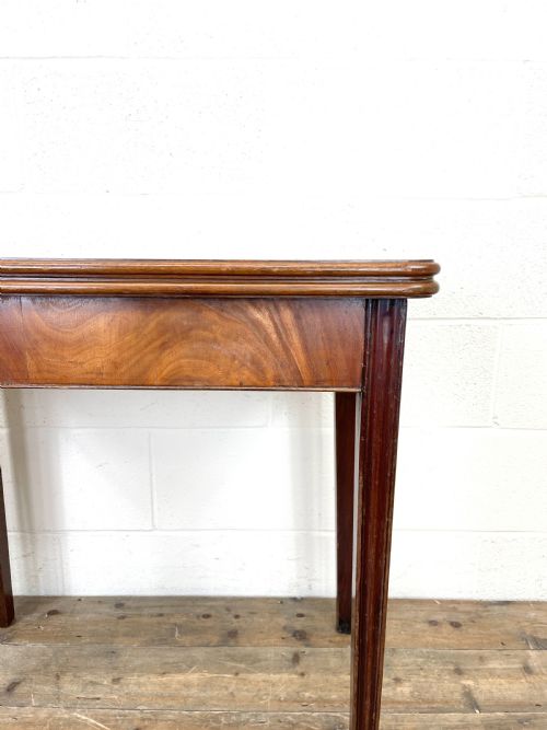 fig 2. Antique Mahogany Fold Over Table