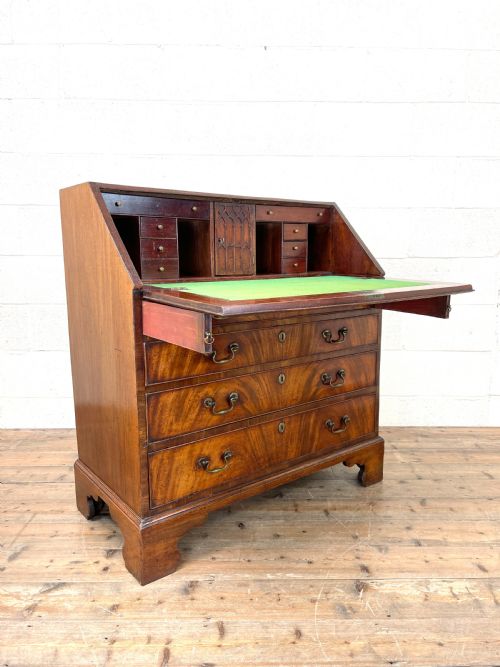 fig 1. Antique Georgian Mahogany Bureau