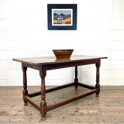 18th Century Antique Joined Oak Table