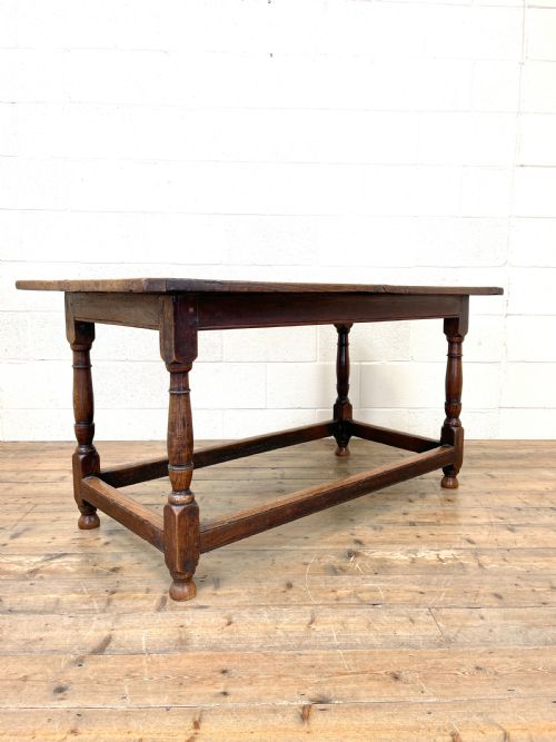 fig 1. 18th Century Antique Joined Oak Table