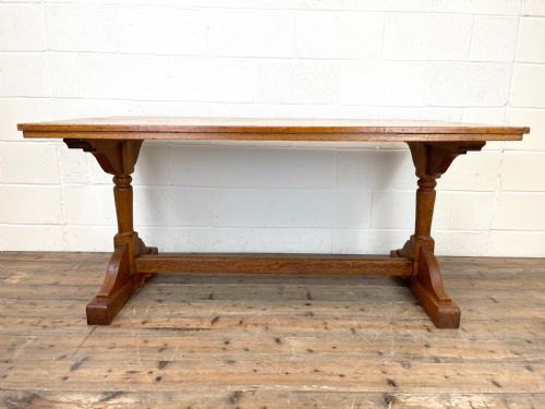 fig 1. Antique Oak Refectory Table