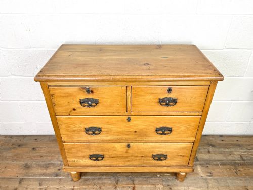 fig 2. Antique Pine Chest of Drawers