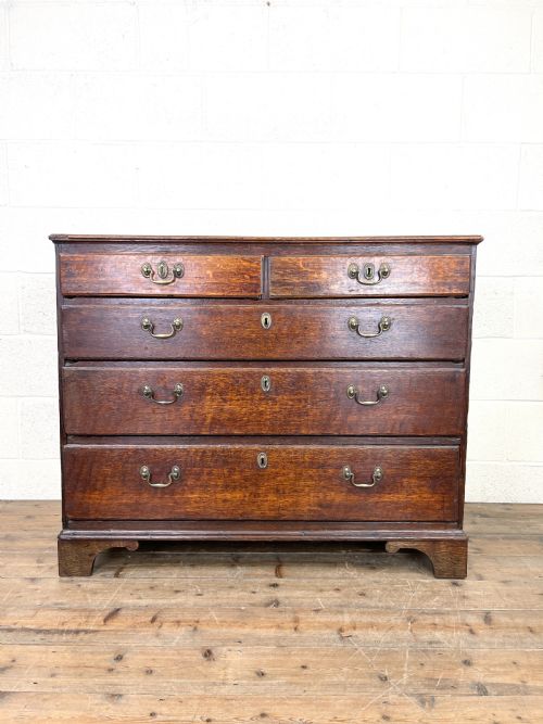 Antique Georgian Oak Chest of Drawers