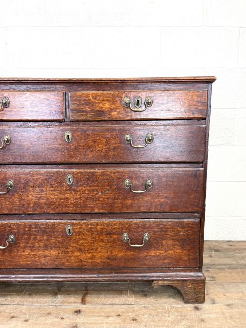 fig 2. Antique Georgian Oak Chest of Drawers