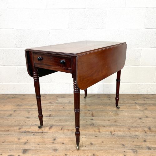 fig 2. Antique Regency Mahogany Pembroke Table