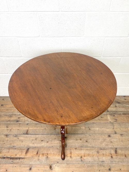 fig 2. Antique Georgian Mahogany Tripod Table