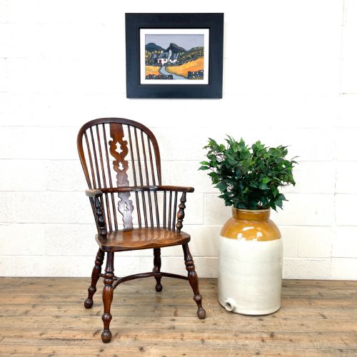 Antique Ash Windsor Armchair