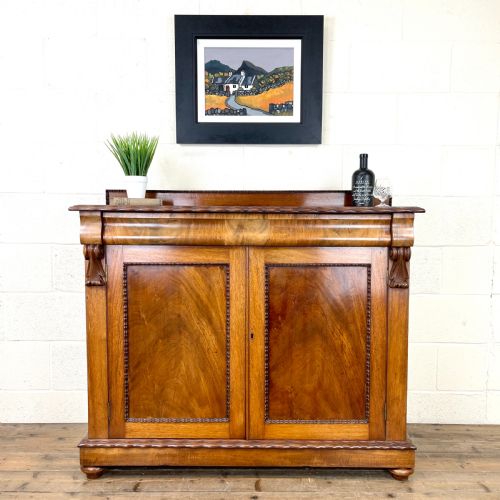 fig 1. Large Victorian Mahogany Chiffonier Sideboard
